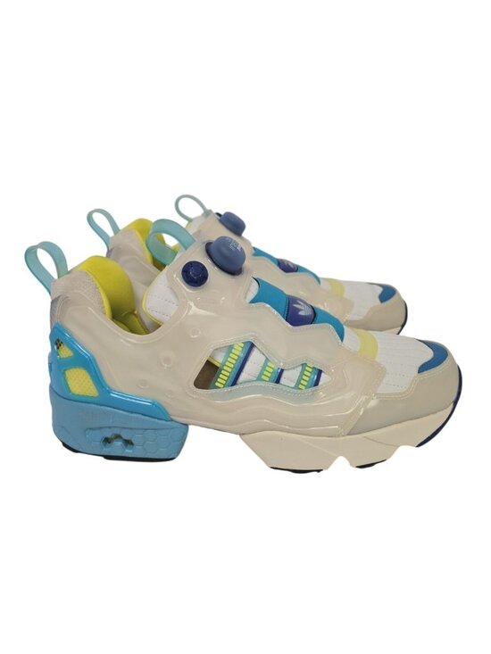 Reebok X Adidas Men\'s Pump Fury GW0368 White Yellow Blue Size 11M